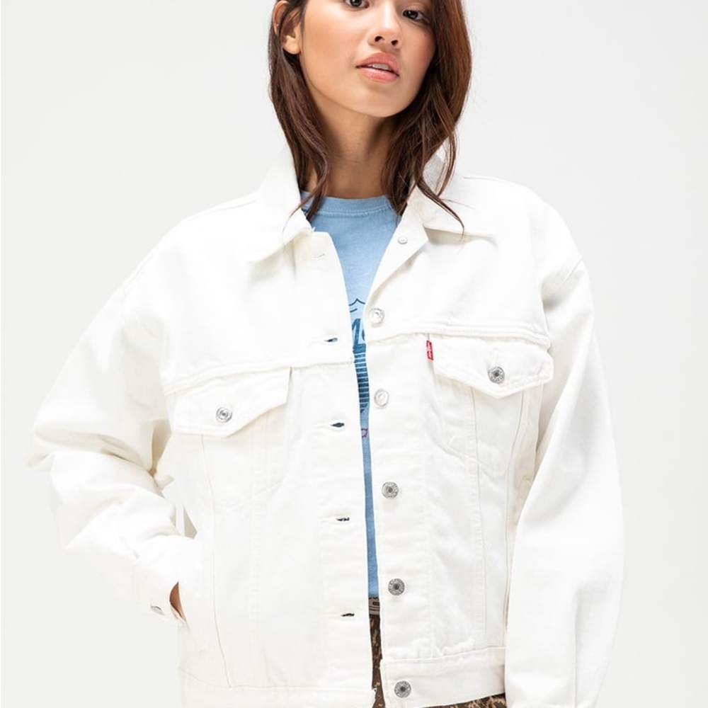 Levi's Women's White 90s Denim Jacket XS